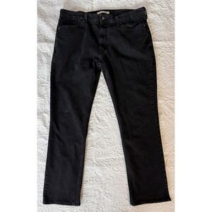 Levi Strauss Signature 59178 Mens Black Straight‎ Leg Jeans W38 L30